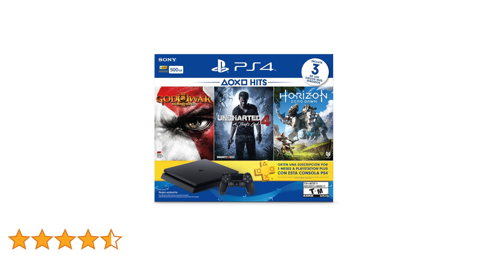 Kit Console Playstation 4 500 GB + 3 Jogos : Amazon.com.br: Games